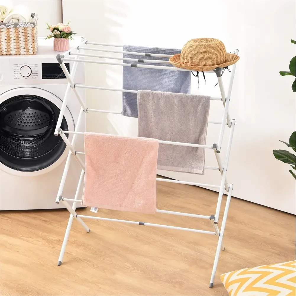 Foldable Clothes Drying Rack