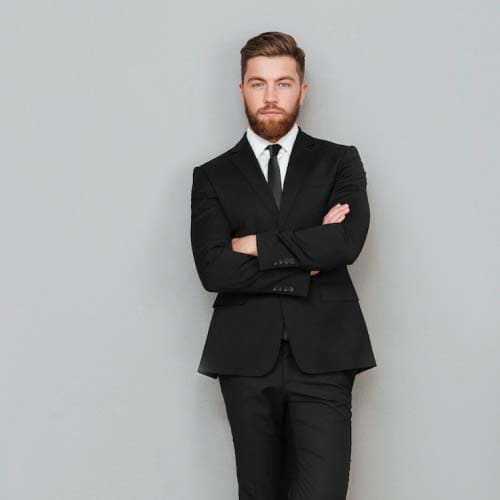 Mens Slim Fit Formal Suit