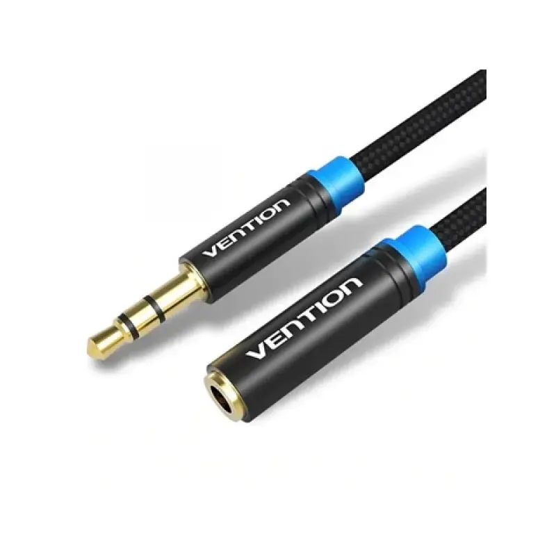 3.5mm braided AUX audio extension cable