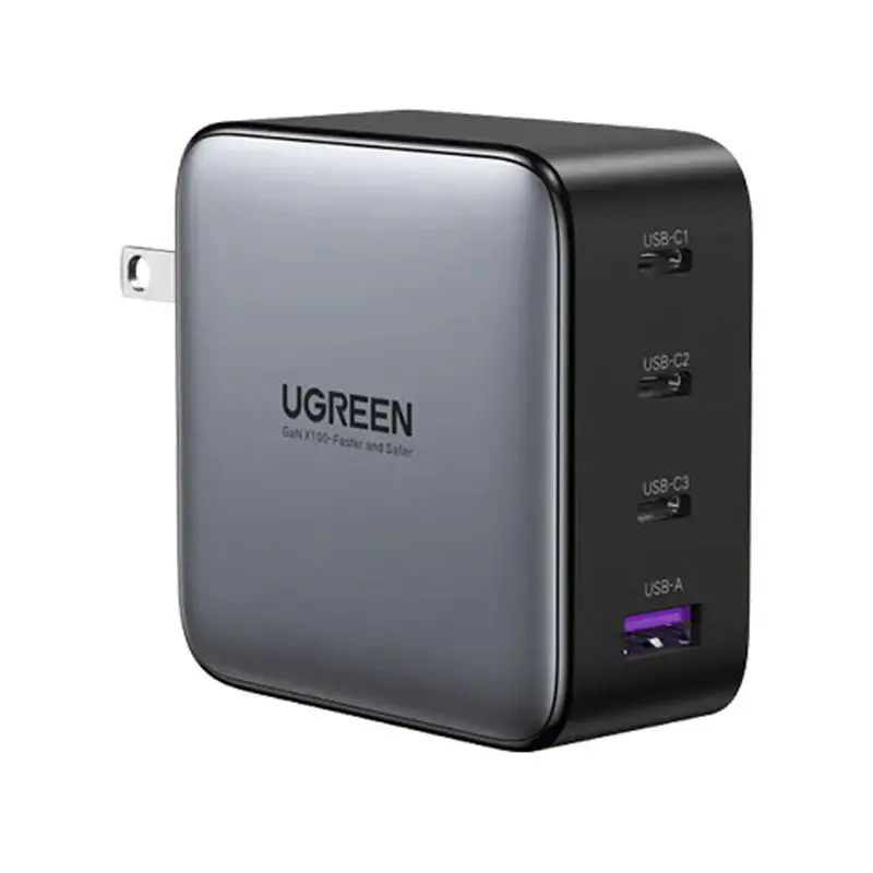 100W GaN 4-port wall charger