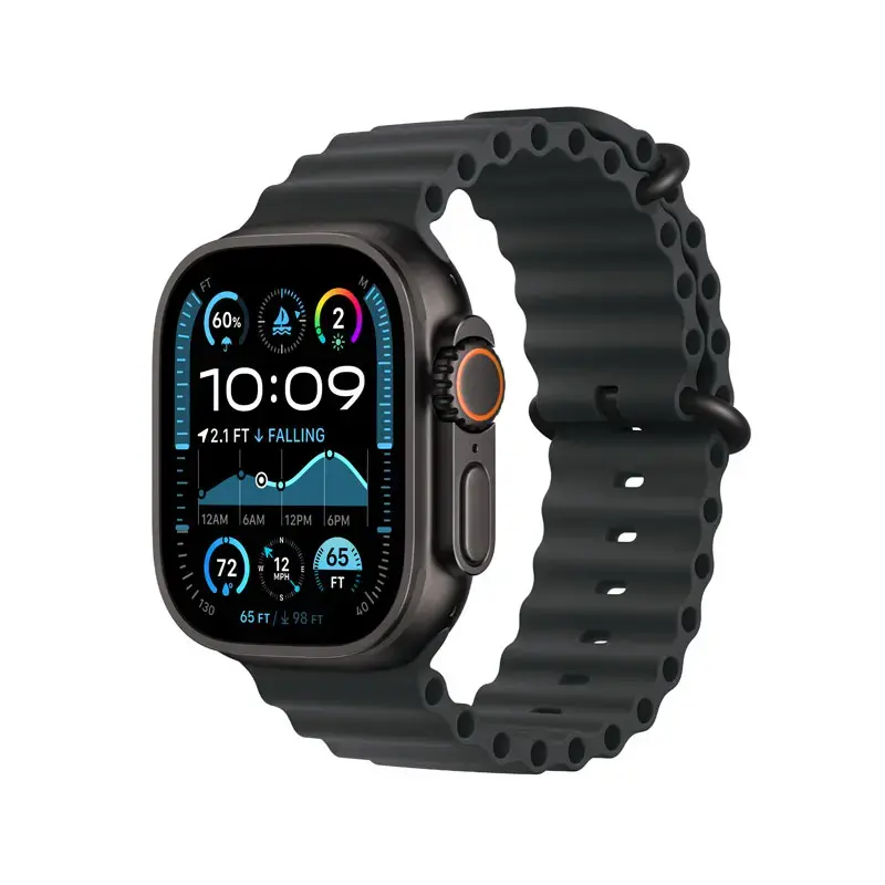 49mm rugged outdoor smartwatch with ocean band